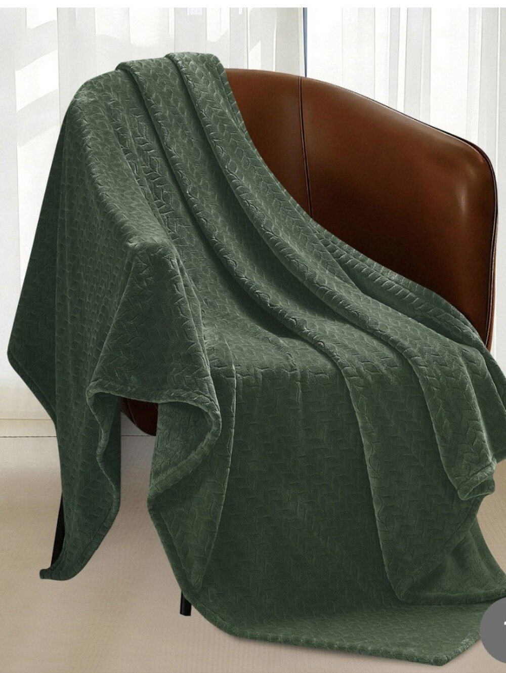 (6) Monte &Jardin Jacquard Throw